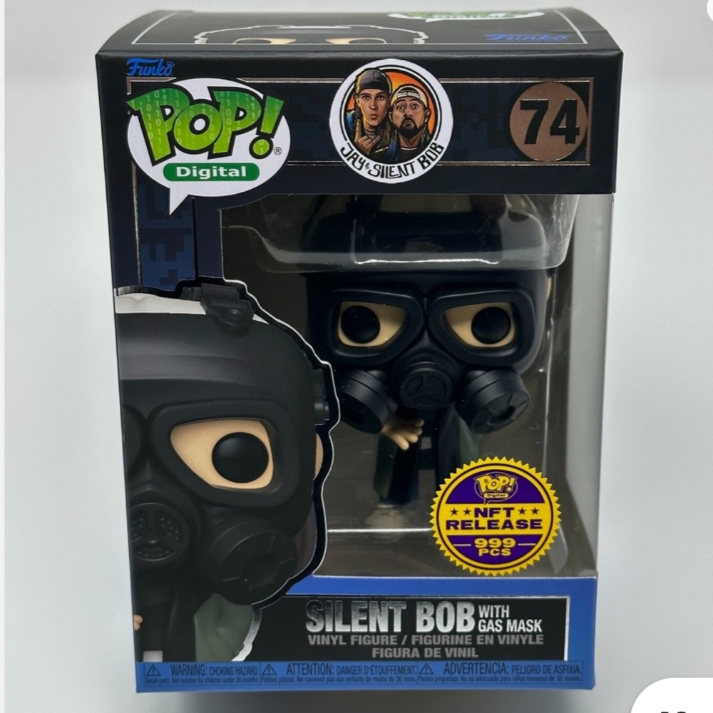Funko Pop Grail Silent‎ Bob With Gas Mask 74 Jay and Silent Bob New With Tags